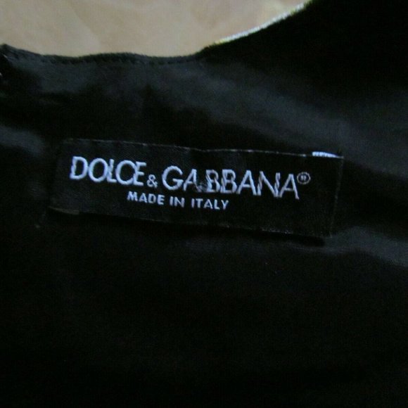 New DOLCE & GABBANA Runway Artistic Floral Lined dress IT 44,US 8-10, M-L. - Picture 9 of 10